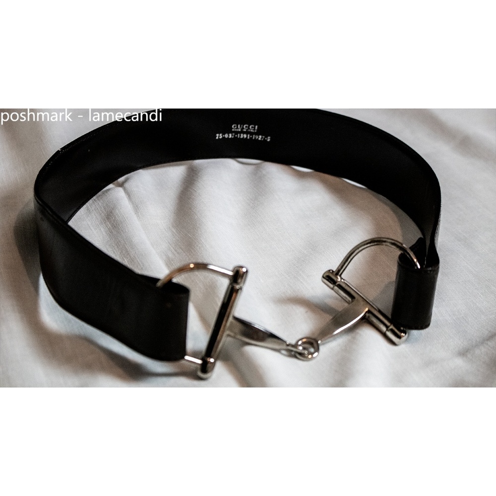 Vintage Dark Brown Gucci Horse Belt (for waist)